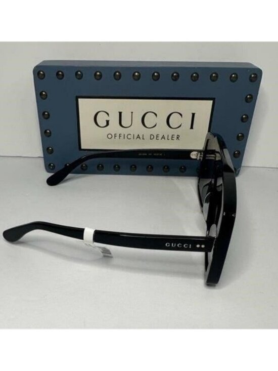 ? - Authentic Gucci Grey Shield Unisex Sunglasses GG1369S 001 main image 4